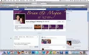 facebook wedding page